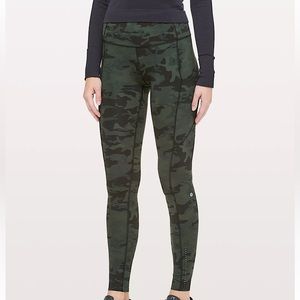 Lululemon Fast & Free Legging in Camo